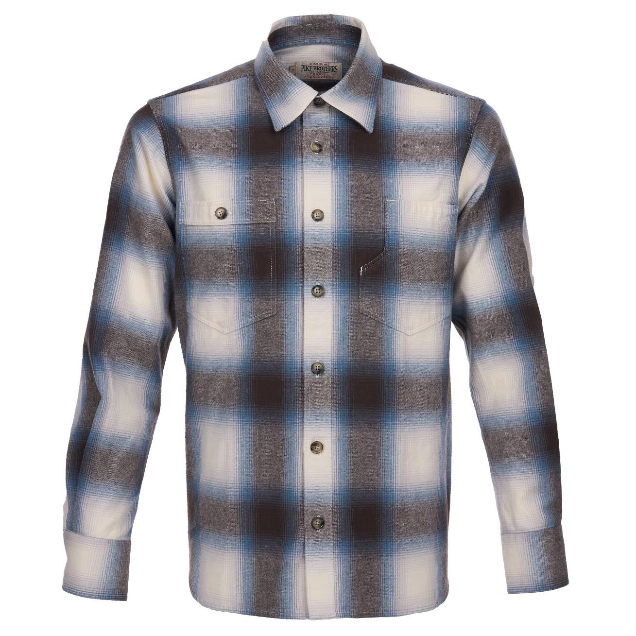 Pike Brothers1937 Roamer Shirt Danville BlueShirtBritish Parts Lucerne