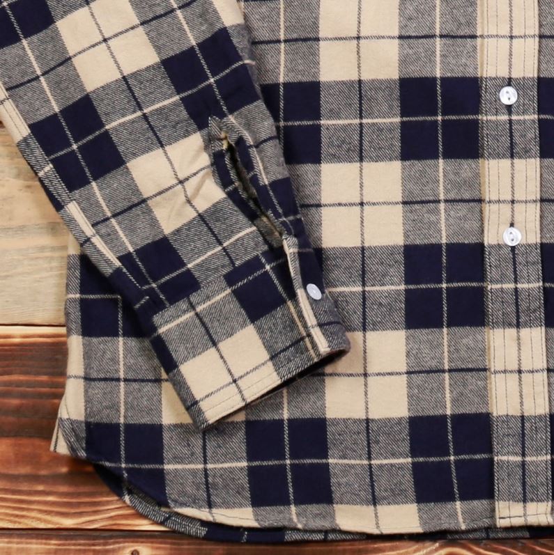 Pike Brothers1937 Roamer Shirt Flannel BlueShirtBritish Parts Lucerne