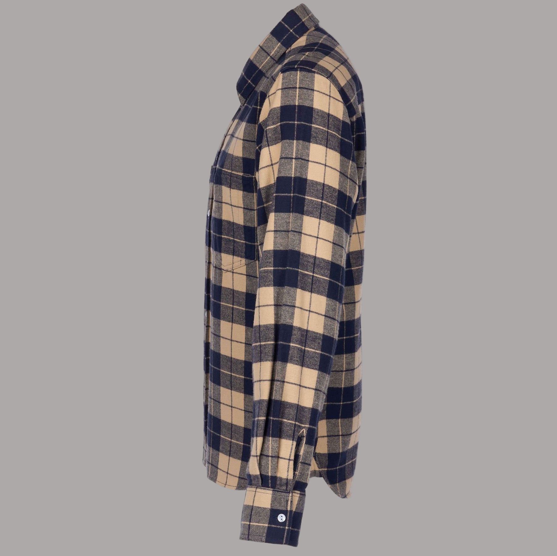 Pike Brothers1937 Roamer Shirt Flannel BlueShirtBritish Parts Lucerne