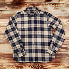 Pike Brothers1937 Roamer Shirt Flannel BlueShirtBritish Parts Lucerne