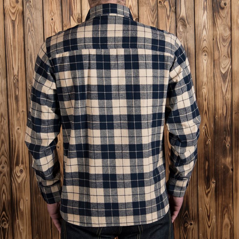 Pike Brothers1937 Roamer Shirt Flannel BlueShirtBritish Parts Lucerne