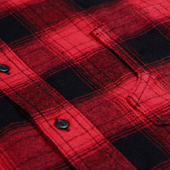 Pike Brothers1937 Roamer Shirt Flannel Red CheckShirtBritish Parts Lucerne