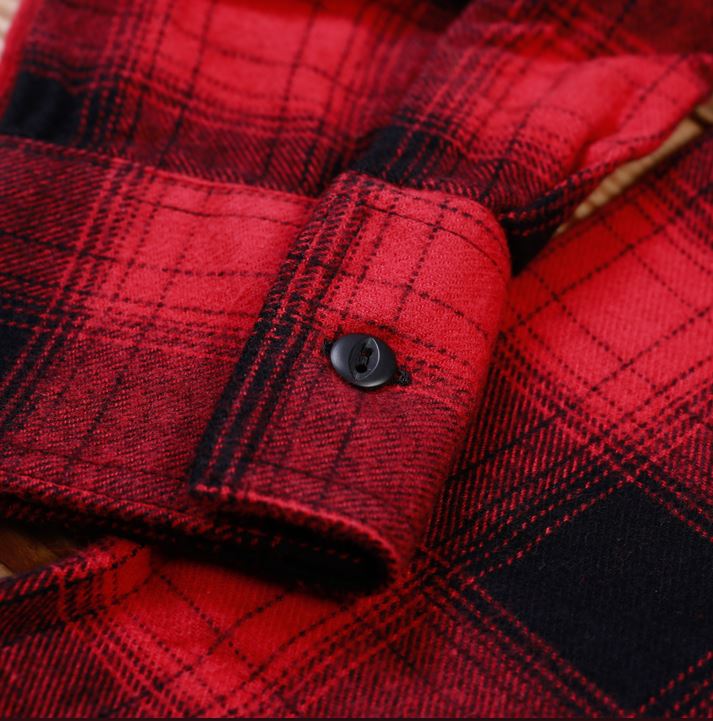 Pike Brothers1937 Roamer Shirt Flannel Red CheckShirtBritish Parts Lucerne