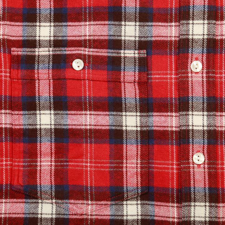 Pike Brothers1937 Roamer Shirt Flannel RedShirtBritish Parts Lucerne