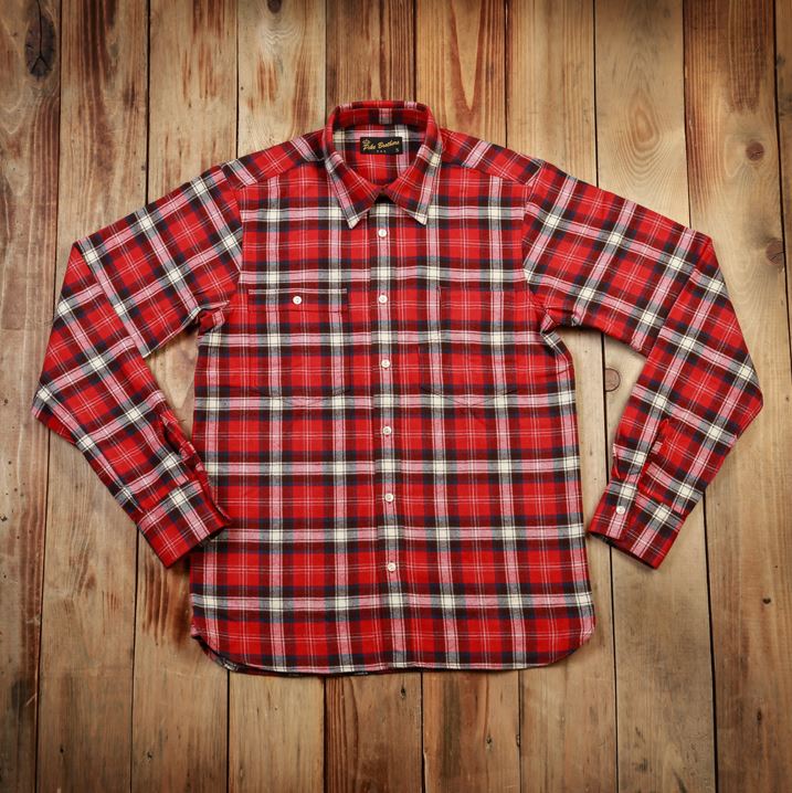 Pike Brothers1937 Roamer Shirt Flannel RedShirtBritish Parts Lucerne