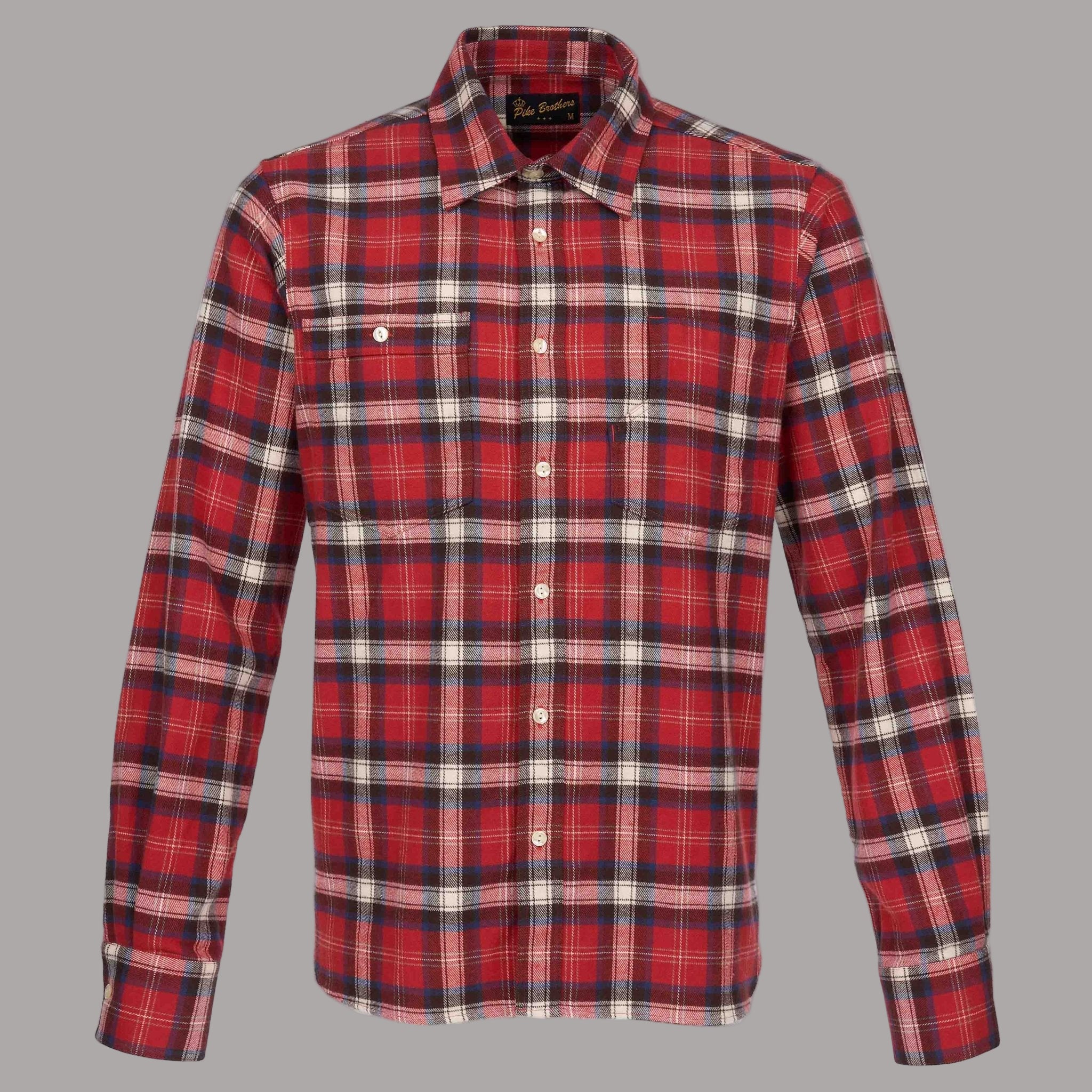 Pike Brothers1937 Roamer Shirt Flannel RedShirtBritish Parts Lucerne