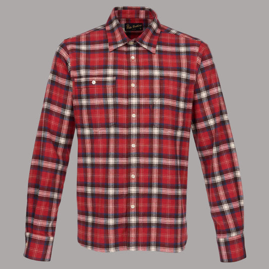 Pike Brothers1937 Roamer Shirt Flannel RedShirtBritish Parts Lucerne