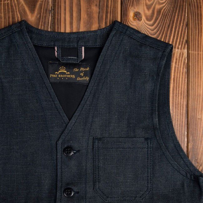 Pike Brothers1937 Roamer Vest 11oz MetalVestBritish Parts Lucerne