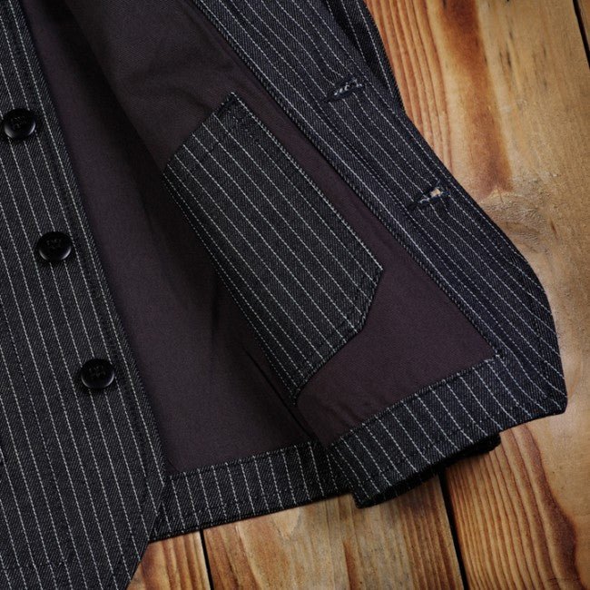 Pike Brothers1937 Roamer Vest Blue WabashVestsBritish Parts Lucerne