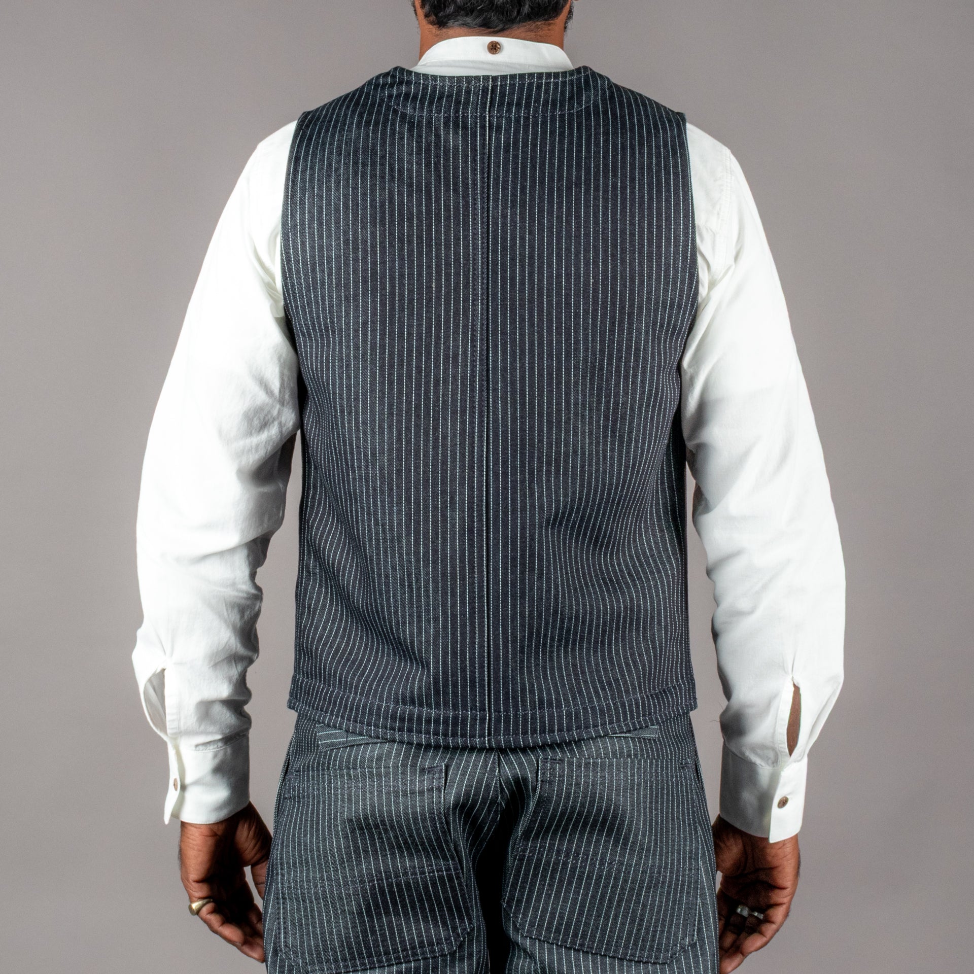 Pike Brothers1937 Roamer Vest Blue WabashVestsBritish Parts Lucerne