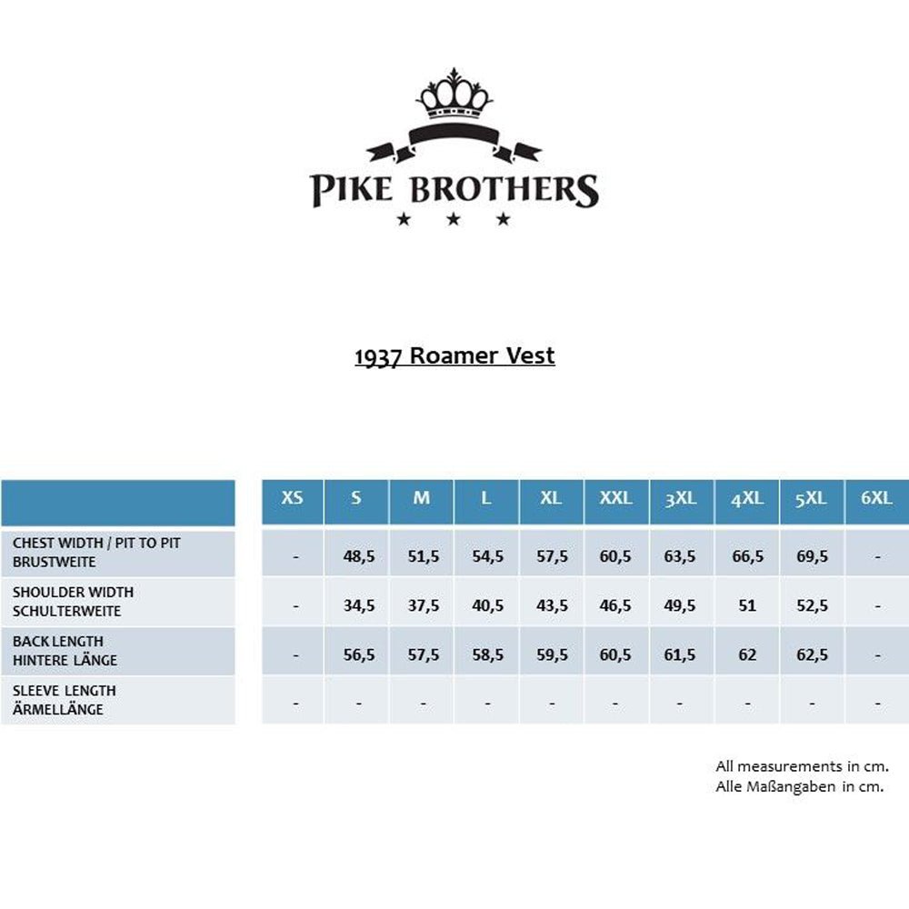 Pike Brothers1937 Roamer Vest Chicago BlueVestsBritish Parts Lucerne