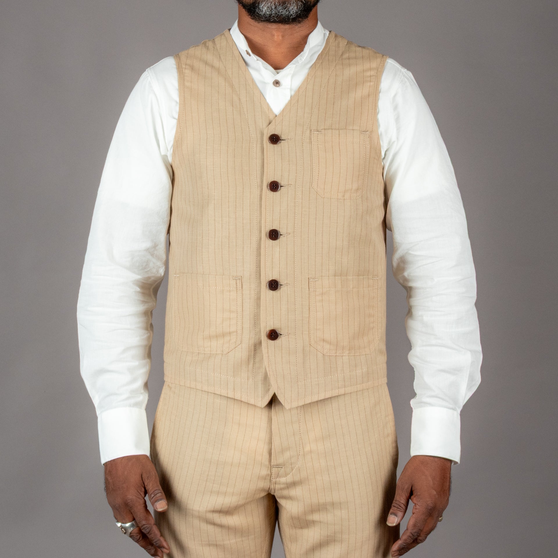 Pike Brothers1937 Roamer Vest Chicago SandVestBritish Parts Lucerne