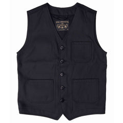 Pike Brothers1937 Roamer Vest Elephant Skin BlackVestsBritish Parts Lucerne