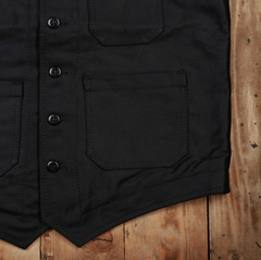 Pike Brothers1937 Roamer Vest Elephant Skin BlackVestsBritish Parts Lucerne