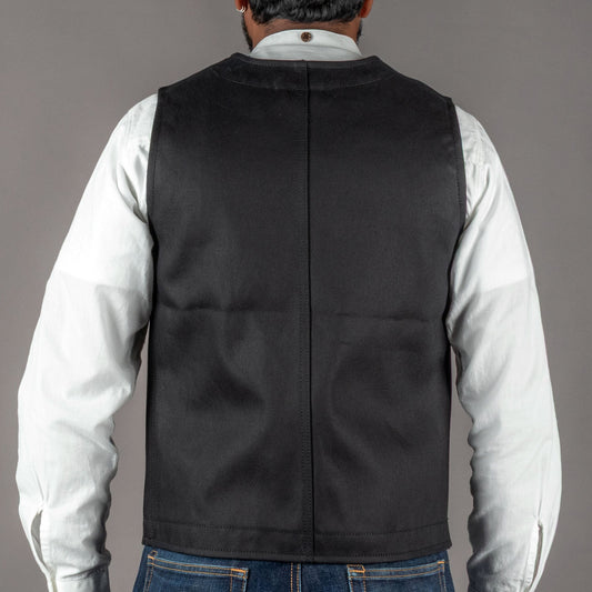 Pike Brothers1937 Roamer Vest Elephant Skin BlackVestsBritish Parts Lucerne