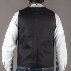 Pike Brothers1937 Roamer Vest Elephant Skin BlackVestsBritish Parts Lucerne