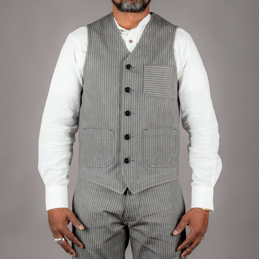 Pike Brothers1937 Roamer Vest Grey WabashVestsBritish Parts Lucerne