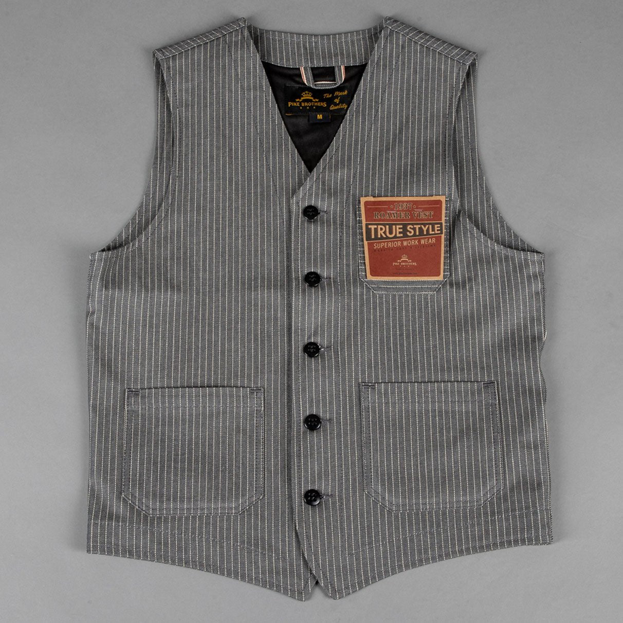 Pike Brothers1937 Roamer Vest Grey WabashVestsBritish Parts Lucerne