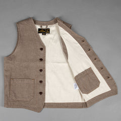 Pike Brothers1937 Roamer Vest HBT BrownVestsBritish Parts Lucerne