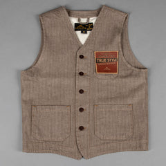 Pike Brothers1937 Roamer Vest HBT BrownVestsBritish Parts Lucerne