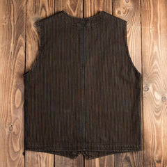 Pike Brothers1937 Roamer Vest Hickory Stripes BrownVestsBritish Parts Lucerne