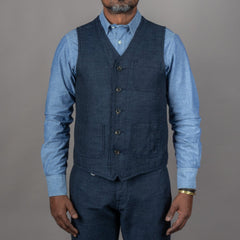 Pike Brothers1937 Roamer Vest Owen blueWestenBritish Parts Luzern