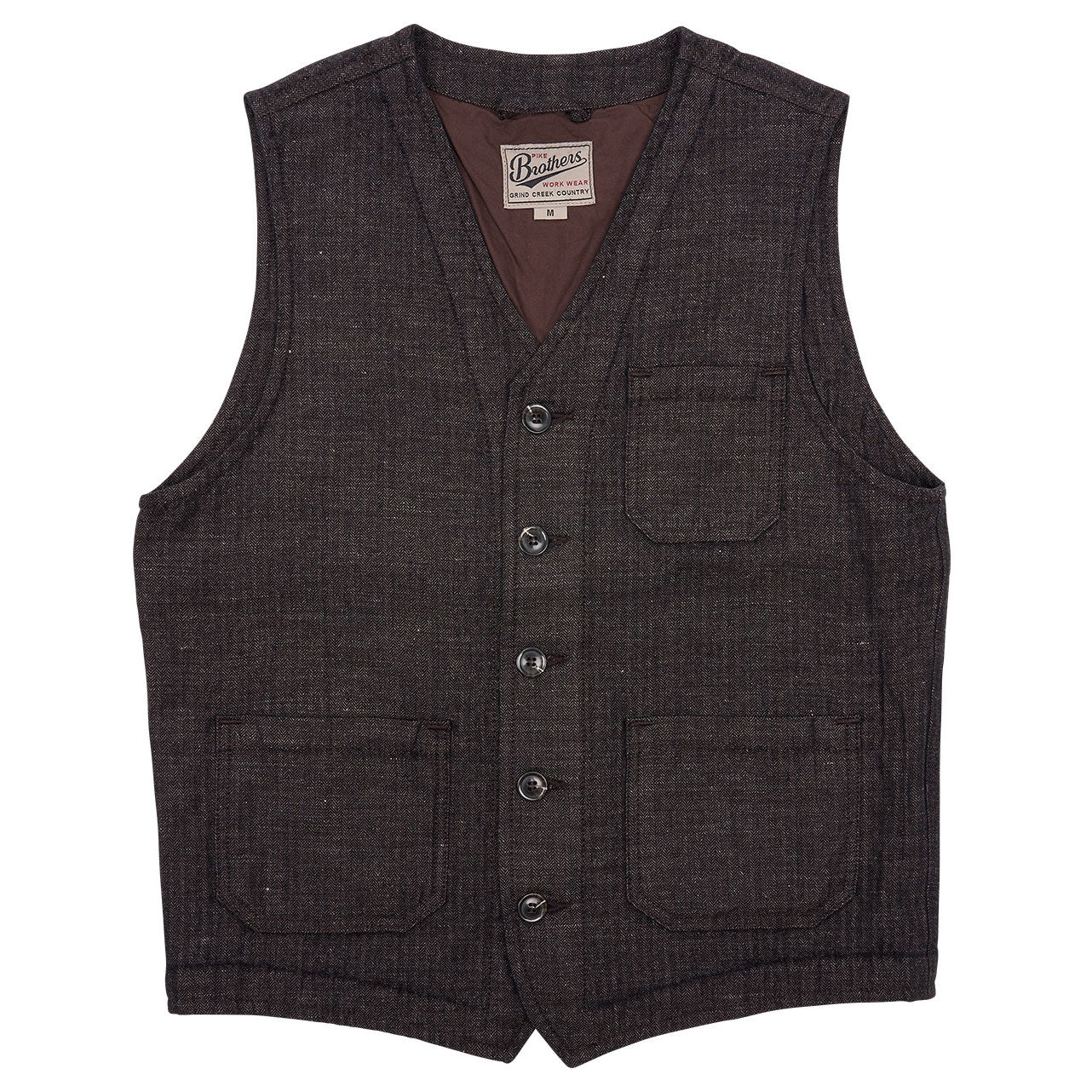 Pike Brothers1937 Roamer Vest Owen brownWestenBritish Parts Luzern