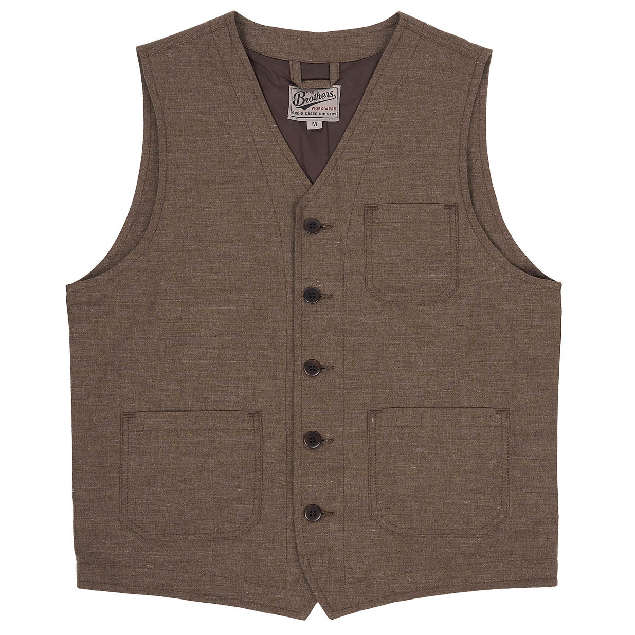 Pike Brothers1937 Roamer Vest Raymond brownVestBritish Parts Lucerne