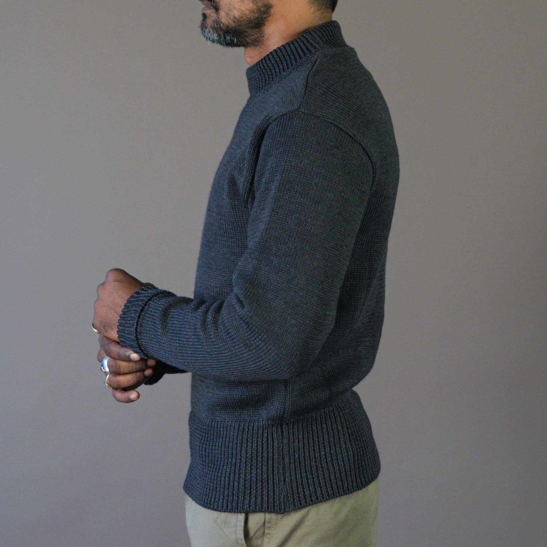 Pike Brothers1941 Seaman Sweater anthracitePulloverBritish Parts Lucerne