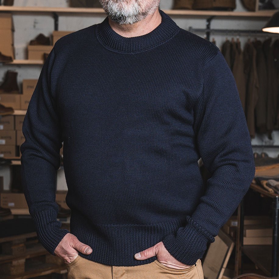 Pike Brothers1941 Seaman Sweater navyPulloverBritish Parts Lucerne