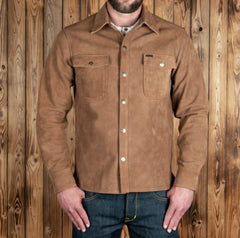 Pike Brothers 1943 CPO Leather Shirt Mulholland brown Shirt British Parts Luzern