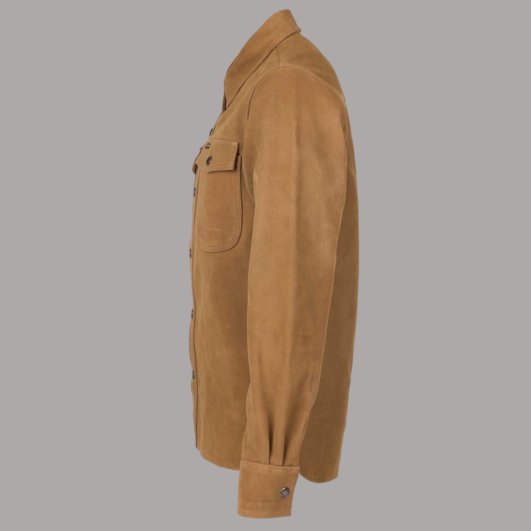 Pike Brothers 1943 CPO Leather Shirt Mulholland brown Shirt British Parts Luzern