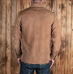 Pike Brothers 1943 CPO Leather Shirt Mulholland brown Shirt British Parts Luzern