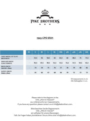 Pike Brothers1943 CPO Shirt Buffalo Blue FlannelShirtBritish Parts Lucerne