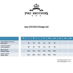 Pike Brothers1943 CPO Shirt Otsego RedShirtBritish Parts Lucerne