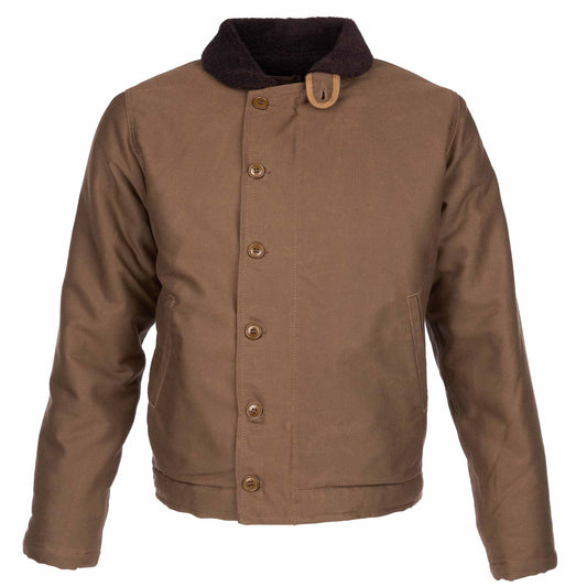 Pike Brothers1944 N1 Deck Jacket Khaki Brown WaxedJacketsBritish Parts Lucerne