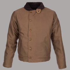 Pike Brothers1944 N1 Deck Jacket Khaki Brown WaxedJacketsBritish Parts Lucerne