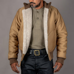 Pike Brothers1944 NAF Flight Jacket Pacific BeigeJacketsBritish Parts Luzern