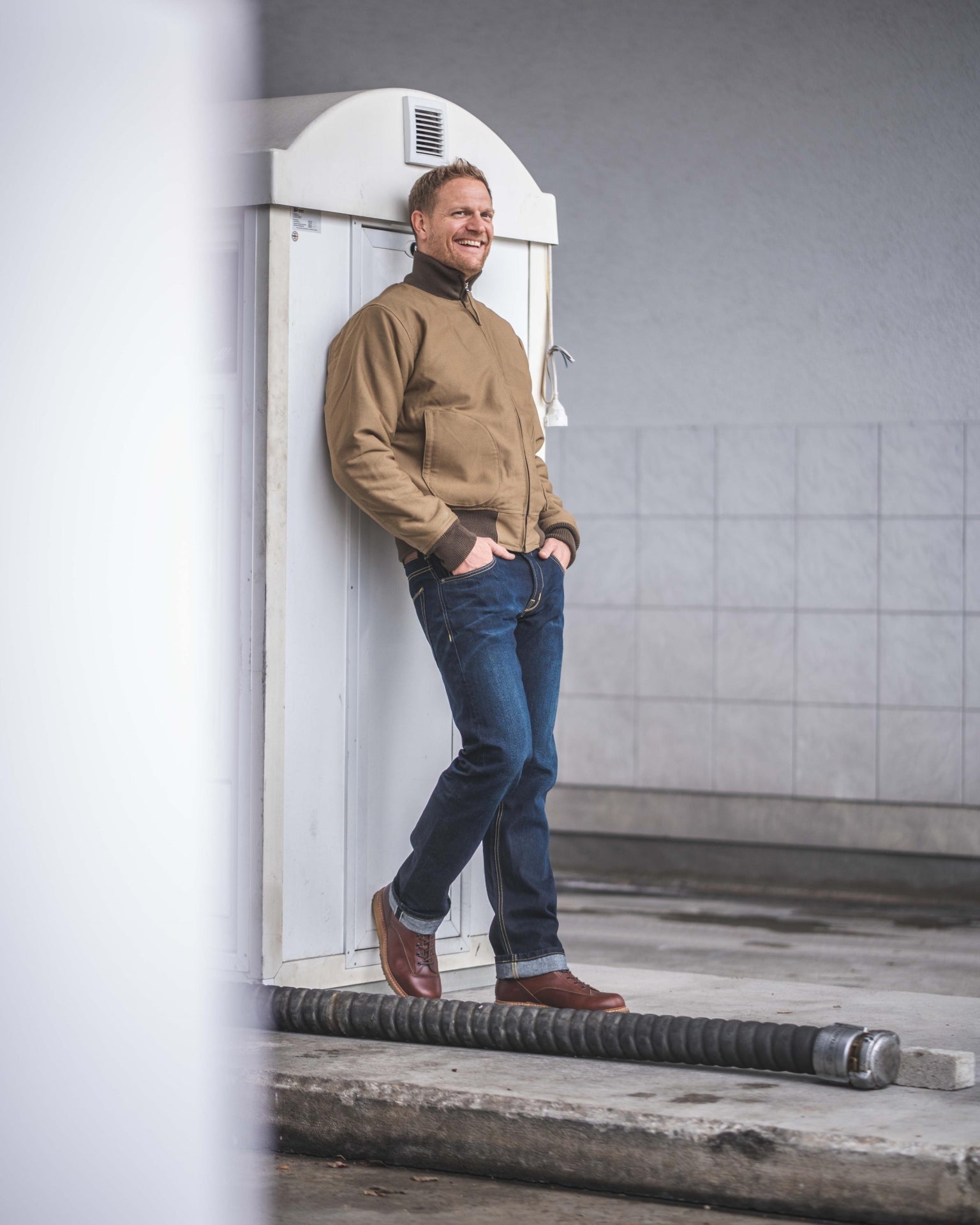 Pike Brothers1944 NAF Flight Jacket Pacific BeigeJacketsBritish Parts Luzern