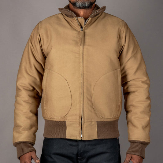 Pike Brothers1944 NAF Flight Jacket Pacific BeigeJacketsBritish Parts Luzern