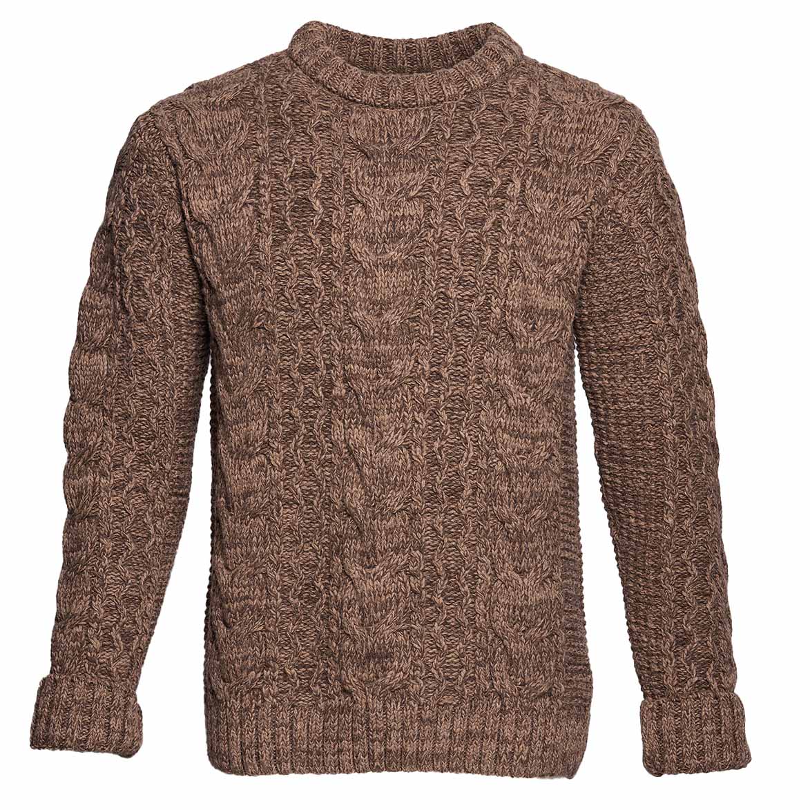 Pike Brothers1946 Mountaineer Sweater brown melangePulloverBritish Parts Lucerne