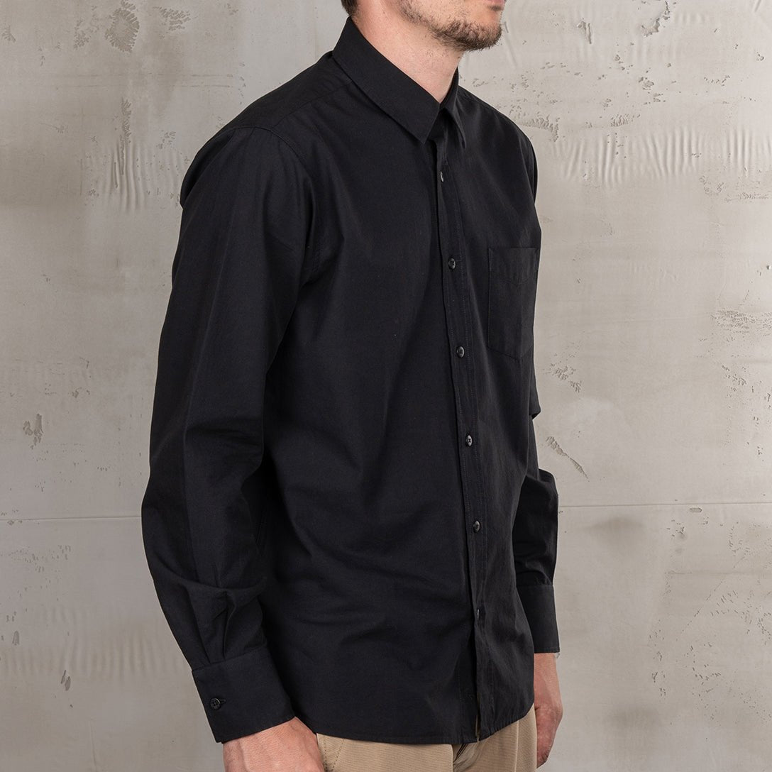 Pike Brothers1947 Albatross Shirt Black ChambrayShirtBritish Parts Lucerne