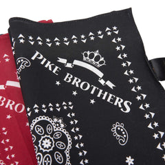 Pike Brothers1947 Logo Bandana BlackScarfBritish Parts Lucerne