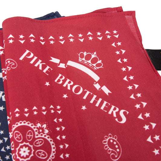 Pike Brothers1947 Logo Bandana RedScarfBritish Parts Lucerne