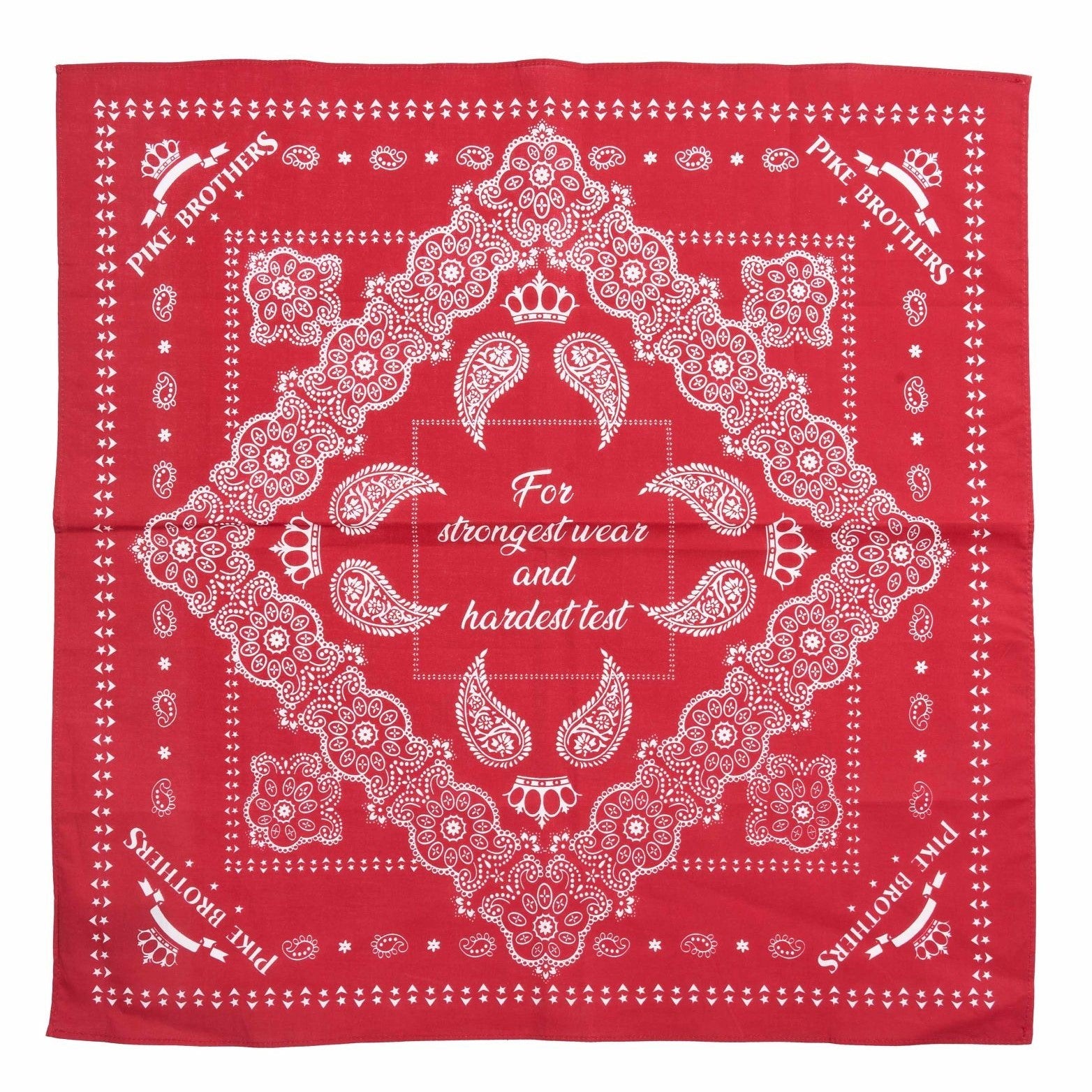 Pike Brothers1947 Logo Bandana RedScarfBritish Parts Lucerne