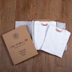 Pike Brothers1947 Round Neck T-Shirt Set whiteT-ShirtBritish Parts Lucerne