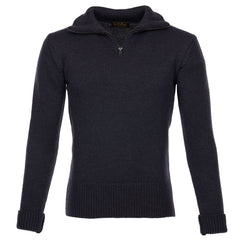 Pike Brothers1948 Troyer knitted sweater anthracitePulloverBritish Parts Lucerne