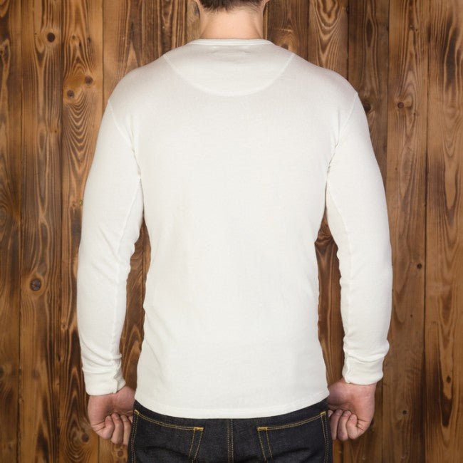 Pike Brothers1954 Utility Shirt Long Sleeve ecruHenleyBritish Parts Lucerne