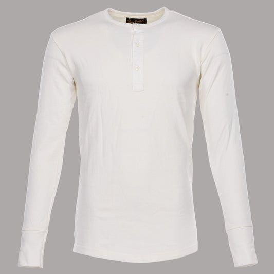 Pike Brothers1954 Utility Shirt Long Sleeve ecruHenleyBritish Parts Lucerne