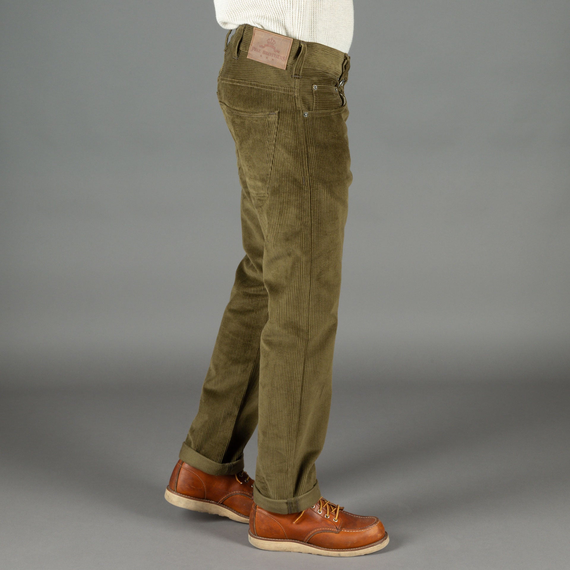 Pike Brothers1958 Roamer Pant Olive CordPantsBritish Parts Lucerne